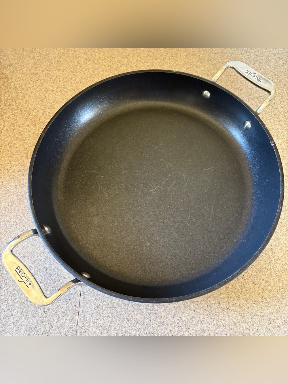 All-Clad HA1 Hard Anodized Nonstick Fry Pan 12in/30cm Two handle